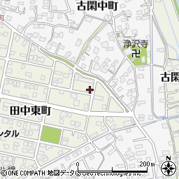 熊本県八代市田中東町5-2周辺の地図