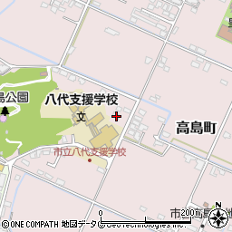 熊本県八代市高島町4256-1周辺の地図