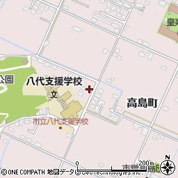 熊本県八代市高島町4255-8周辺の地図