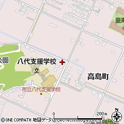 熊本県八代市高島町4255-4周辺の地図