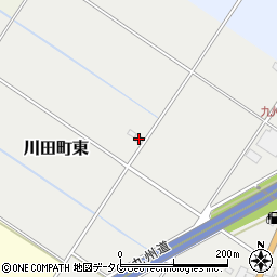 熊本県八代市川田町東518周辺の地図