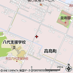 熊本県八代市高島町4242-8周辺の地図