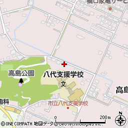 熊本県八代市高島町4310周辺の地図