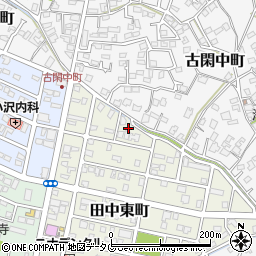 熊本県八代市田中東町21-8周辺の地図