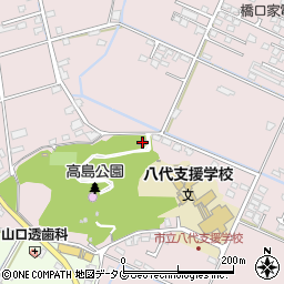 高島町第二集会場周辺の地図