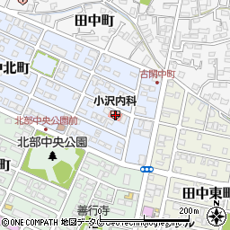 小沢内科医院周辺の地図