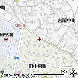 熊本県八代市田中東町21-6周辺の地図