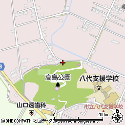 熊本県八代市高島町4497-1周辺の地図