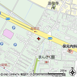 セブンイレブン八代永碇店周辺の地図
