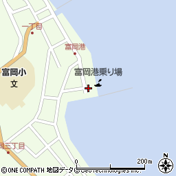富岡港旅客船発着所（苓北観光汽船）周辺の地図