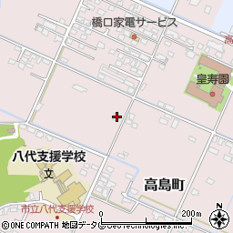 熊本県八代市高島町4271-2周辺の地図