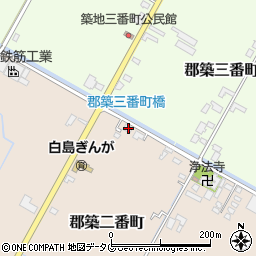 熊本県八代市郡築二番町113周辺の地図