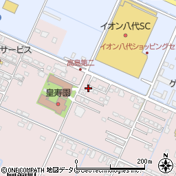 熊本県八代市高島町4176-14周辺の地図