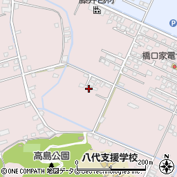 熊本県八代市高島町4324-17周辺の地図