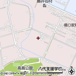 熊本県八代市高島町4324-13周辺の地図