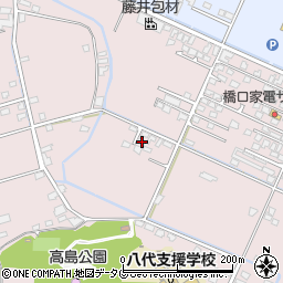 熊本県八代市高島町4324-16周辺の地図