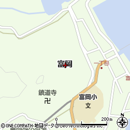 熊本県天草郡苓北町富岡周辺の地図