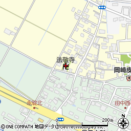 法敬寺周辺の地図