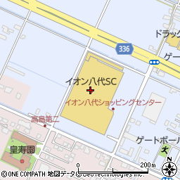 ゆうちょ銀行イオン八代ショッピングセンター内出張所 ＡＴＭ周辺の地図
