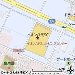 京セラソーラーＦＣ　イオン八代周辺の地図