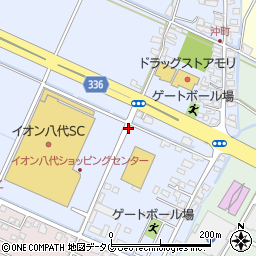 熊本県八代市沖町周辺の地図
