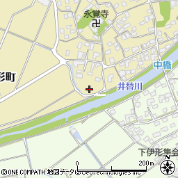 宮崎県延岡市伊形町5832周辺の地図