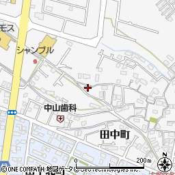 熊本県八代市古閑中町周辺の地図