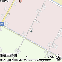 熊本県八代市郡築四番町21周辺の地図