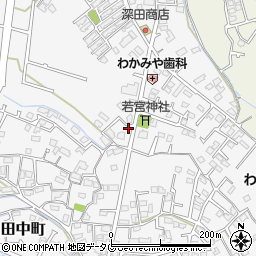 若宮団地前周辺の地図