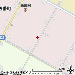 熊本県八代市郡築四番町33周辺の地図