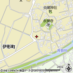 宮崎県延岡市伊形町5809-1周辺の地図