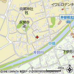 宮崎県延岡市伊形町5886周辺の地図