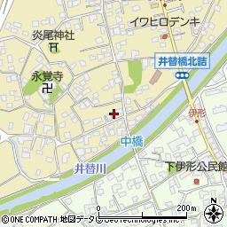 宮崎県延岡市伊形町5882-1周辺の地図