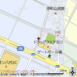 熊本県八代市沖町3712周辺の地図