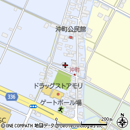 熊本県八代市沖町3573周辺の地図