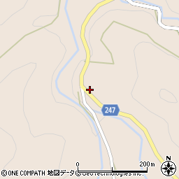 熊本県八代市泉町栗木5129-1周辺の地図