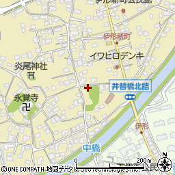 宮崎県延岡市伊形町5917-2周辺の地図