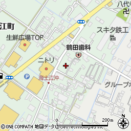 海士江町第二公民館周辺の地図