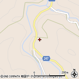 熊本県八代市泉町栗木5147-1周辺の地図