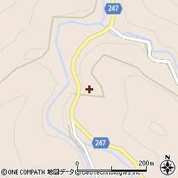 熊本県八代市泉町栗木5180-1周辺の地図