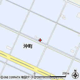 熊本県八代市沖町3500-1周辺の地図