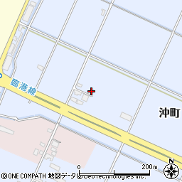 熊本県八代市沖町3802周辺の地図