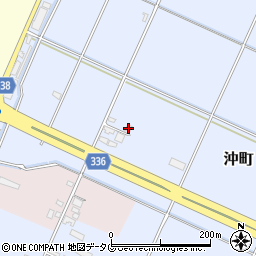 熊本県八代市沖町3802-15周辺の地図