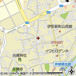 宮崎県延岡市伊形町5575-1周辺の地図