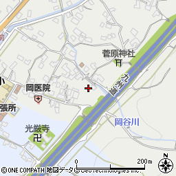 熊本県八代市岡町谷川周辺の地図