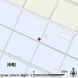 熊本県八代市沖町3493周辺の地図