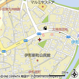 宮崎県延岡市伊形町5215-4周辺の地図