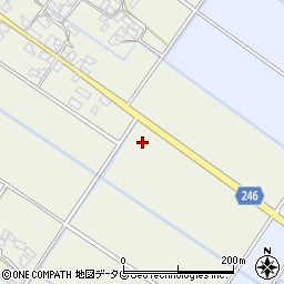 千丁停車場興善寺線周辺の地図