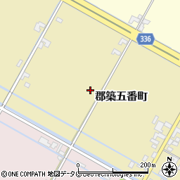 〒866-0008 熊本県八代市郡築五番町の地図