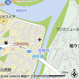宮崎県延岡市伊形町5175-17周辺の地図